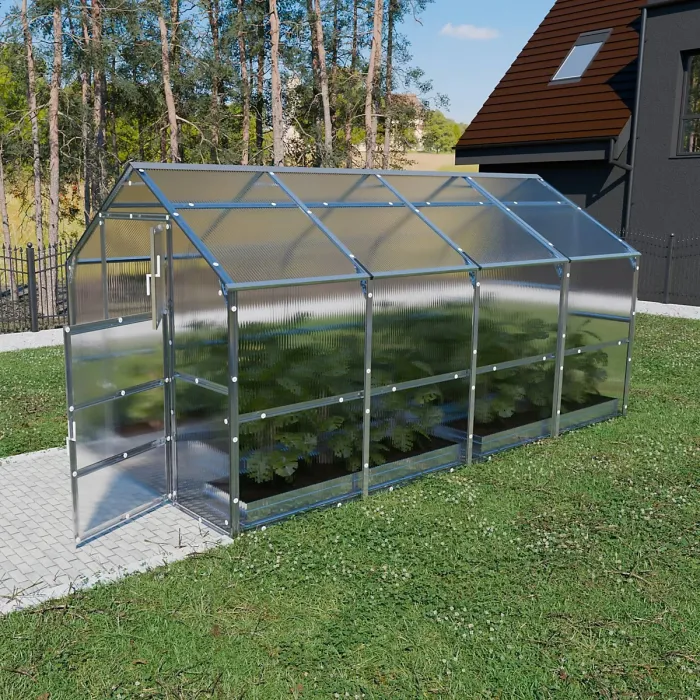 All-Season greenhouse KLASIKA BERNARD 2,35 x 4 m (9,4 m²), 6 mm polycarbonate cover