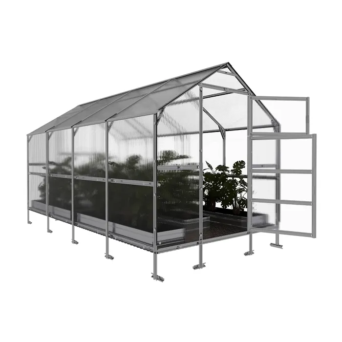 All-Season greenhouse KLASIKA BERNARD 2,35 x 4 m (9,4 m²), 6 mm polycarbonate cover