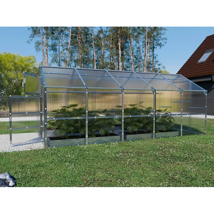All-Season greenhouse KLASIKA BERNARD 2,35 x 5m (11,75 m²), 6 mm polycarbonate cover