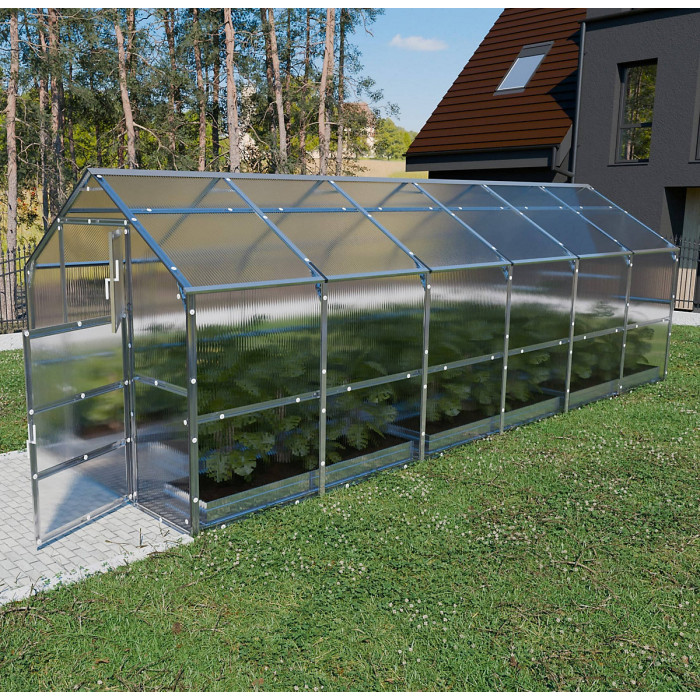 All-Season greenhouse KLASIKA BERNARD 2,35 x 6 m (14,1 m²), 6 mm polycarbonate cover