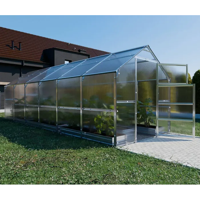 All-Season greenhouse KLASIKA BERNARD 2,35 x 6 m (14,1 m²), 4 mm polycarbonate cover