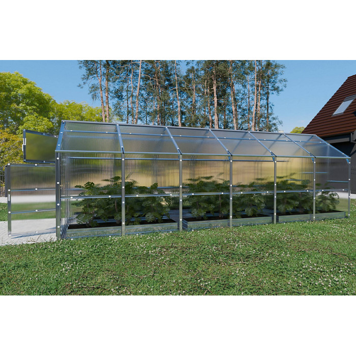 All-Season greenhouse KLASIKA BERNARD 2,35 x 6 m (14,1 m²), 4 mm polycarbonate cover