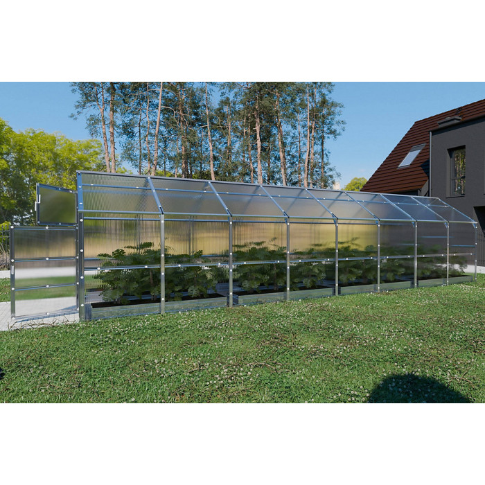 All-Season greenhouse KLASIKA BERNARD 2,35 x 8 m (18,8 m²), 6 mm polycarbonate cover