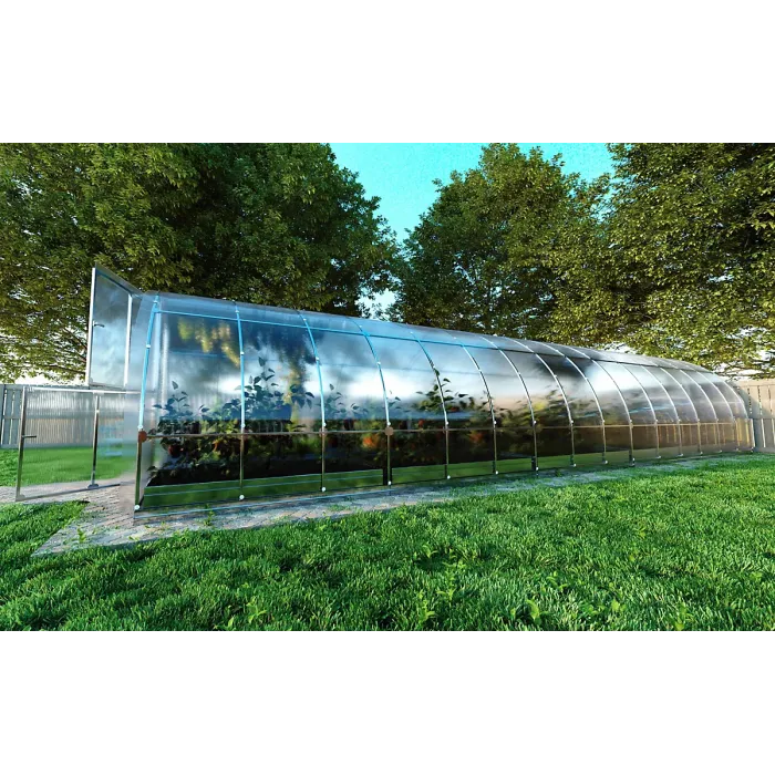 UV Resistant greenhouse KLASIKA TUBE 3 x 10 m (30 m²), 4 mm polycarbonate cover