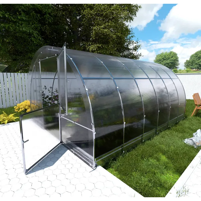 Durable greenhouse KLASIKA EASY 3 x 4 m (12 m²), 4 mm polycarbonate cover