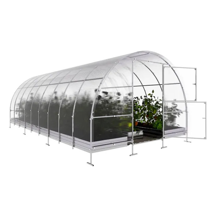 Durable greenhouse KLASIKA EASY 3 x 6 m (18 m²), 6 mm polycarbonate cover