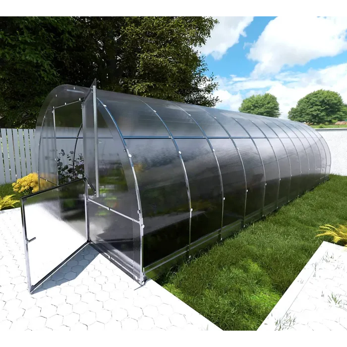 Durable greenhouse KLASIKA EASY 3 x 8 m (24 m²), 4 mm polycarbonate cover