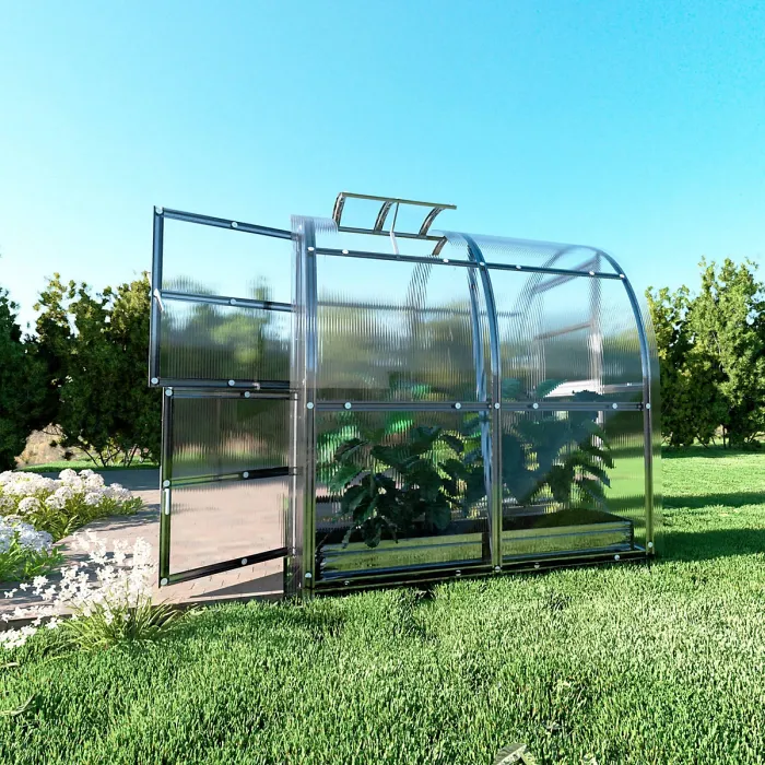 Backyard greenhouse KLASIKA SLIM 2 x 2 m (4 m²) , 4 mm polycarbonate cover
