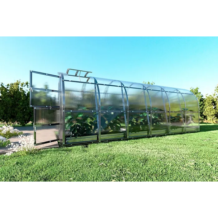 Backyard greenhouse KLASIKA SLIM 2 x 6 m (12 m²) , 4 mm polycarbonate cover