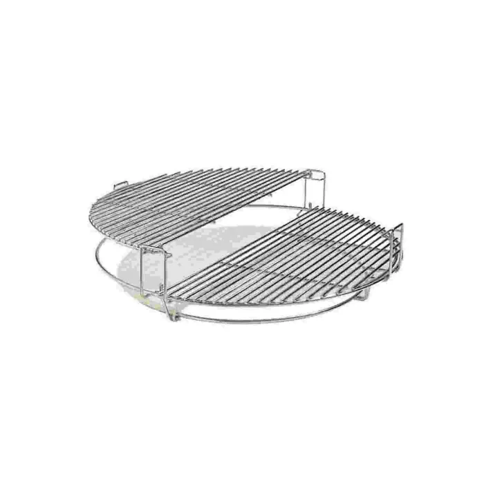 Kamado Bono Two Zone Grilling System 21 Inch Multi Level, Versatile Cooking for Direct and Indirect Grilling