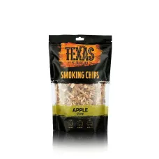 Texas Club Apple Wood Chips, 1ltr - Infuse Your Grilled Delights with the Pleasant Aroma and Sweet Smoke of Apple Wood