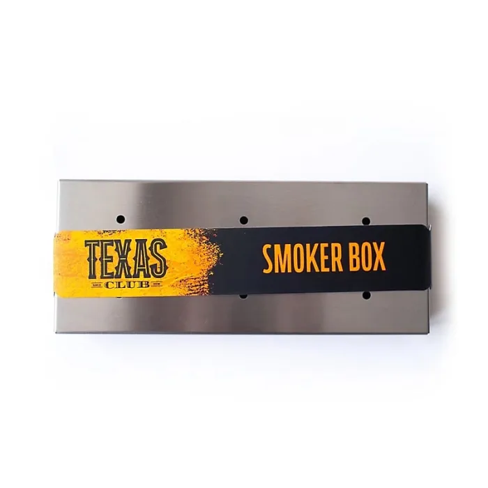 Texas Club Stainless Steel Smoking Box Enhance Your Grilling Flavor with Controlled Smoking