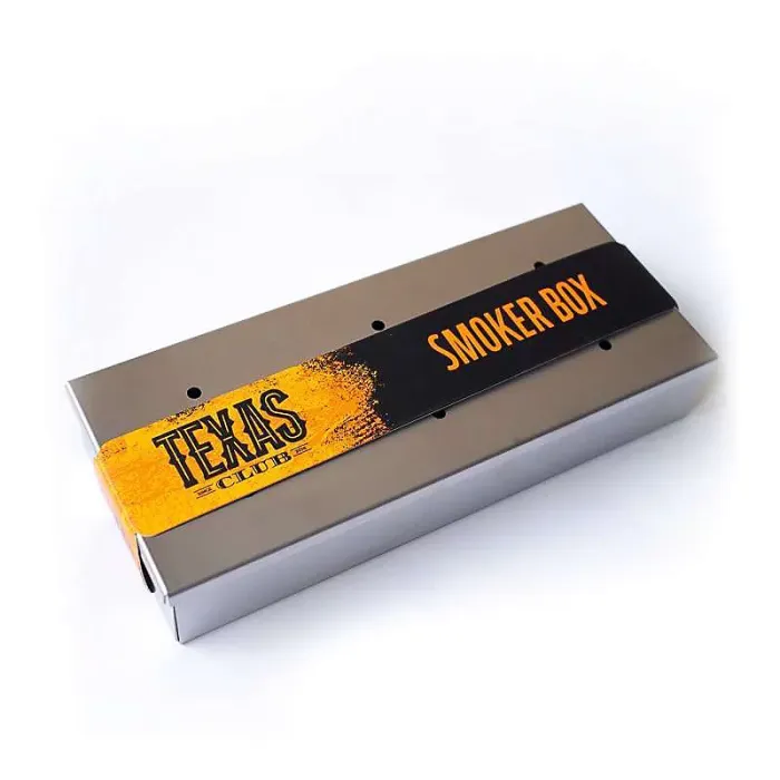 Texas Club Stainless Steel Smoking Box Enhance Your Grilling Flavor with Controlled Smoking