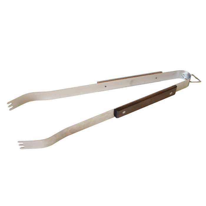 Texas Club 3-Piece Grilling Tools Set Essential Stainless Steel Kit with Oak Handles for Every Grill Owner