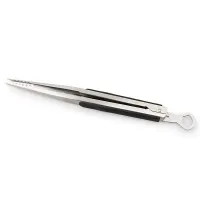 Texas Club Seafood Tongs - 36cm Convenient Grill Accessories for Flipping Smaller Pieces of Food