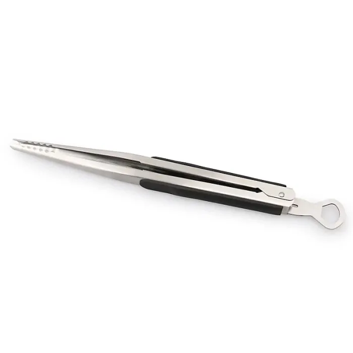 Texas Club Seafood Tongs - 36cm Convenient Grill Accessories for Flipping Smaller Pieces of Food