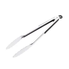 Texas Club Steak Tongs - 34cm Stainless Steel, Strong and Comfortable - Ideal for Grilling and BBQ