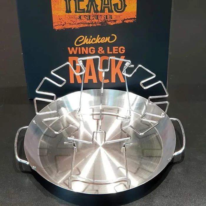 exas Club Stainless Steel Chicken Wing and Leg Rack Elevate Your Grill Game