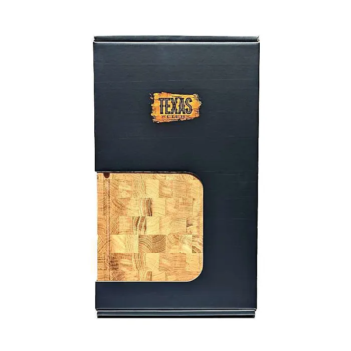 Texas Club Oak Chopping Board 40cm - Handmade End-Grain Cutting Board for Slicing, Chopping, and Serving