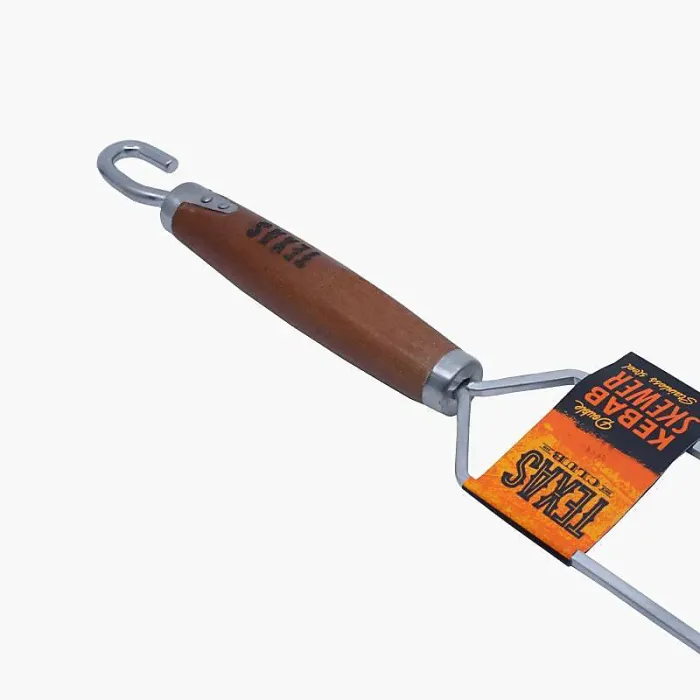 Texas Club Double-Skewer With Handle, 70 Cm.