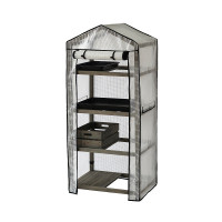 VegTrug Wooden Nursery Greenhouse - Grey Wash