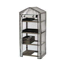 VegTrug Wooden Nursery Greenhouse - Grey Wash