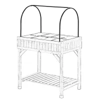 VegTrug Herb Garden Greenhouse Frame Only