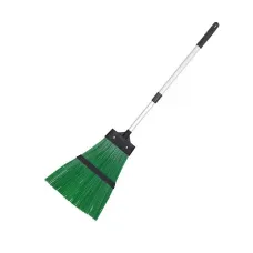 Telescopic Extendable Garden Broom - Green