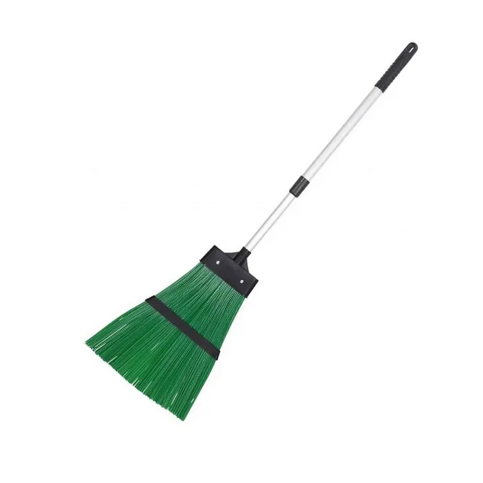 Telescopic Extendable Garden Broom - Green