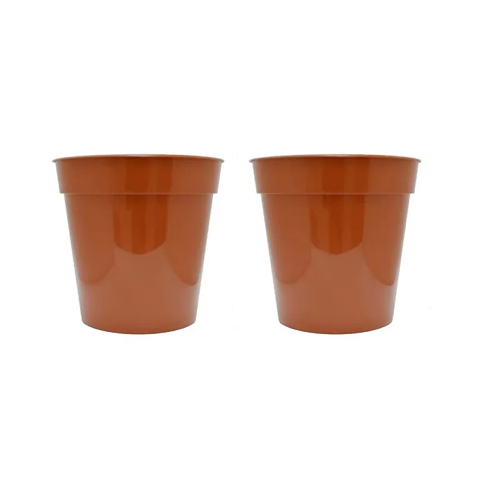 Set of 2 Plastic Plant Nursery Seeding Garden Indoor Outdoor Balcony Container for Fruit Flower Pot 38cm