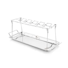 Fire Mountain Stainless Steel BBQ Drumstick Rack