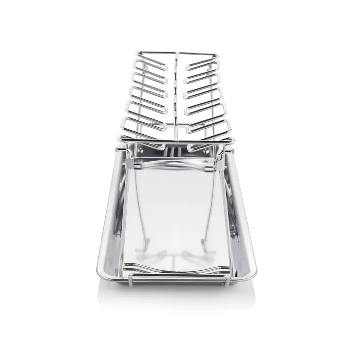 Fire Mountain Stainless Steel BBQ Drumstick Rack