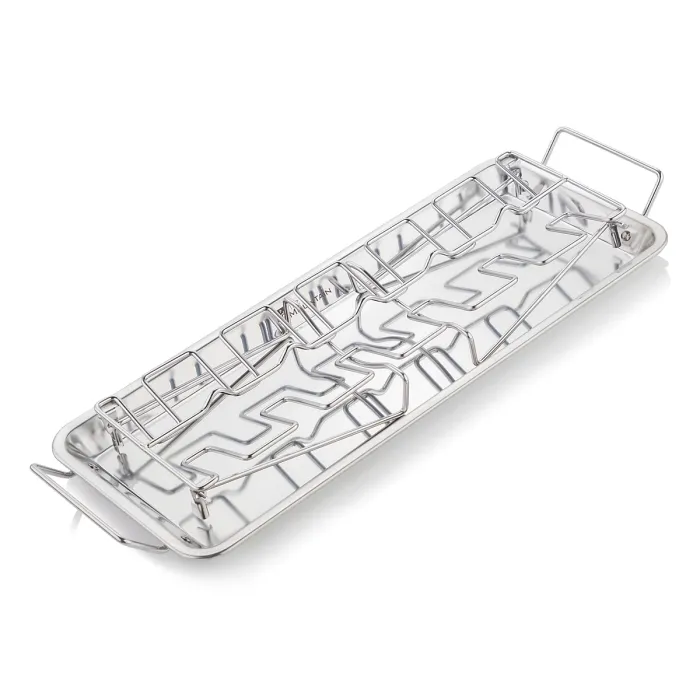 Fire Mountain Stainless Steel BBQ Drumstick Rack