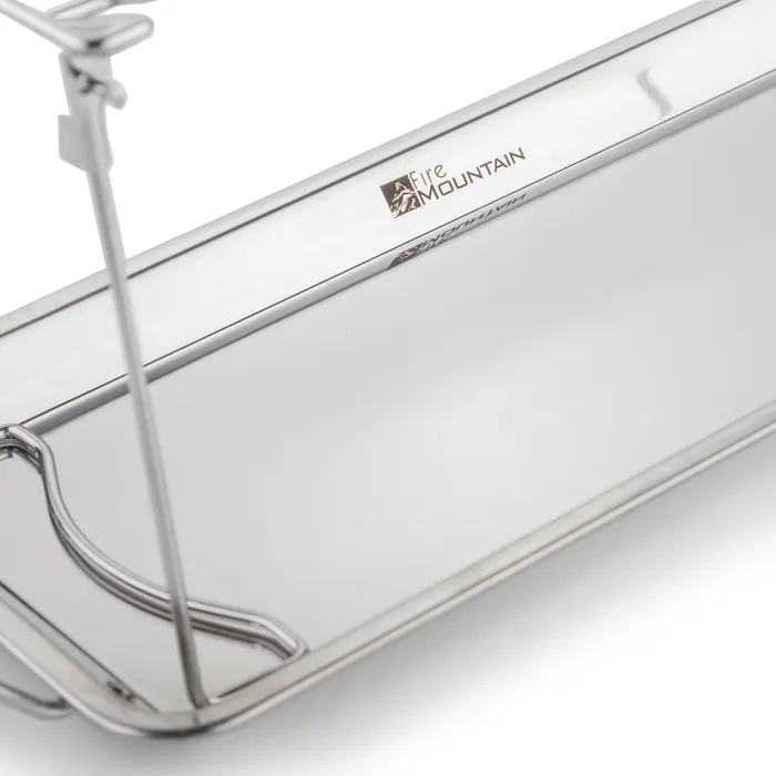 Fire Mountain Stainless Steel BBQ Drumstick Rack