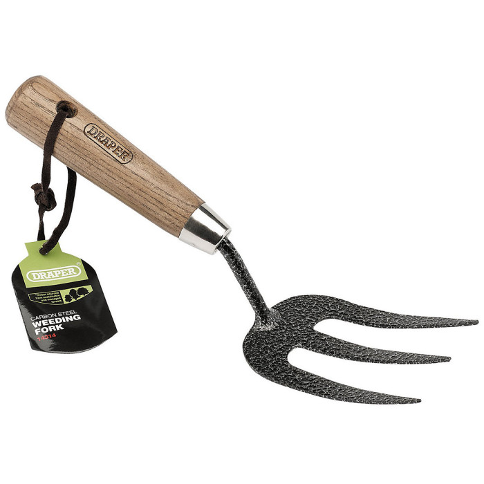 Draper Carbon Steel Heavy Duty Weeding Fork with Ash Handle 14314