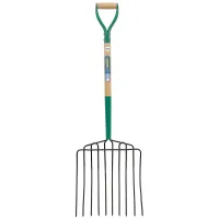 Draper 10 Prong Manure Fork with Wood Shaft and MYD Handle 63578