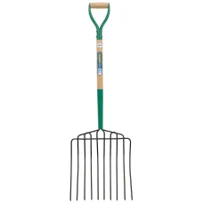 Draper 10 Prong Manure Fork with Wood Shaft and MYD Handle 63578
