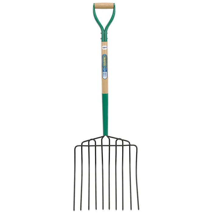 Draper 10 Prong Manure Fork with Wood Shaft and MYD Handle 63578