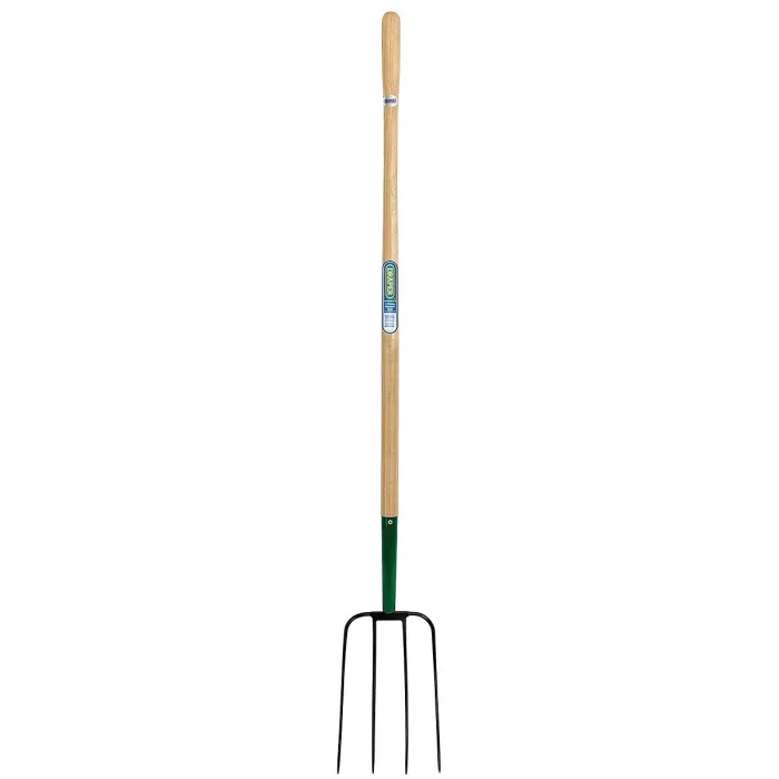 Draper 4 Prong Manure Fork with Wood Shaft 63579