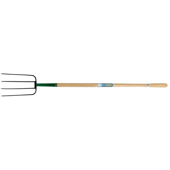 Draper 4 Prong Manure Fork with Wood Shaft 63579
