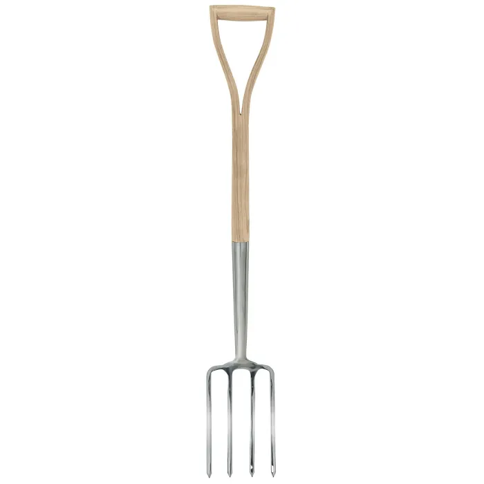 Draper Heritage Stainless Steel Border Fork with Ash Handle 99011