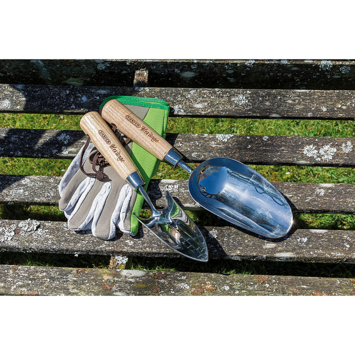 Draper Heritage Stainless Steel Hand Potting Scoop with Ash Handle 99024
