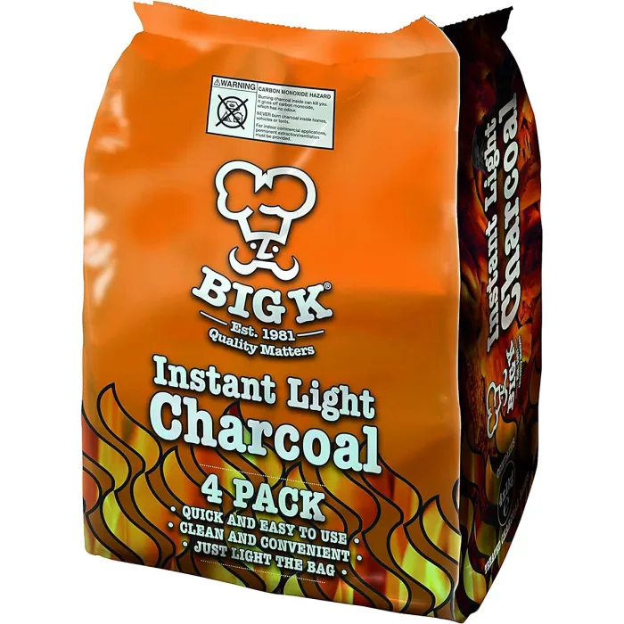 Big K BBQ Instant Light Charcoal 4kg