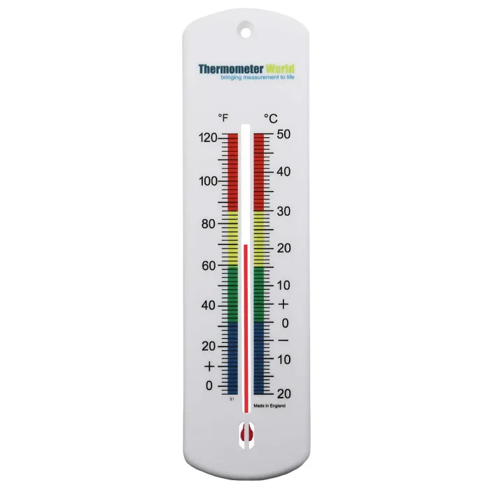 Large 240mm Outdoor Thermometer for Garden or Greenhouse - Can also be used in the Home or Office