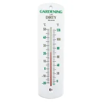 240mm Thermometer for Indoor or Outdoor use in Garden Greenhouse Shed Allotment (Gardening is my dirty little secret)