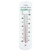 240mm Thermometer for Indoor or Outdoor use in Garden Greenhouse Shed Allotment (I was normal, three plants ago)