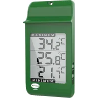 Digital Max Min Thermometer with Large Display in Ideal for Garden Greenhouse Growroom Easily Wall Mounted and Easy To Read