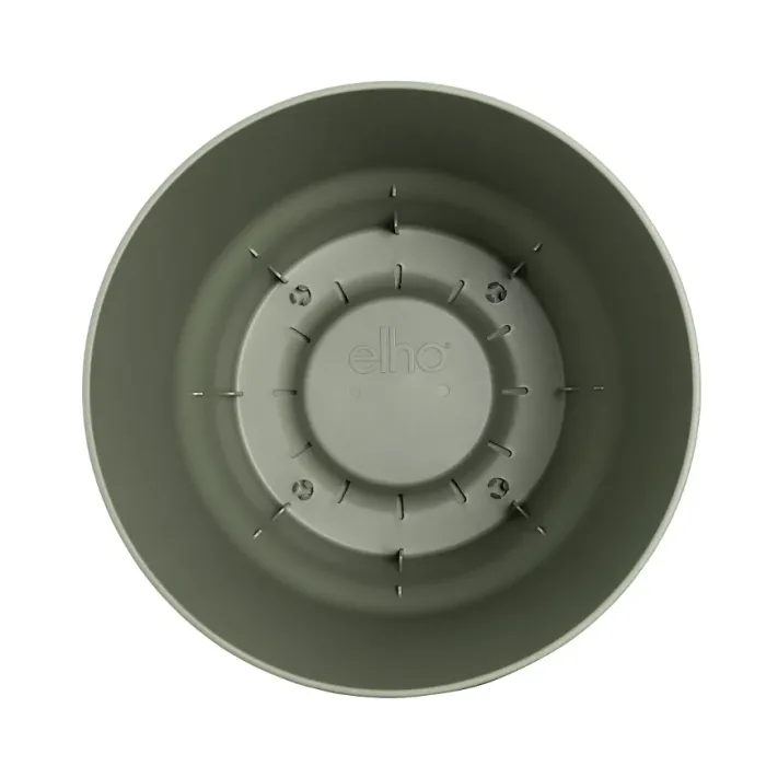 Greenville Green 40cm Living Round Decor Recycled Plastic Indoor Garden Balcony Window Container Holder Plant Flower Organizer Pot