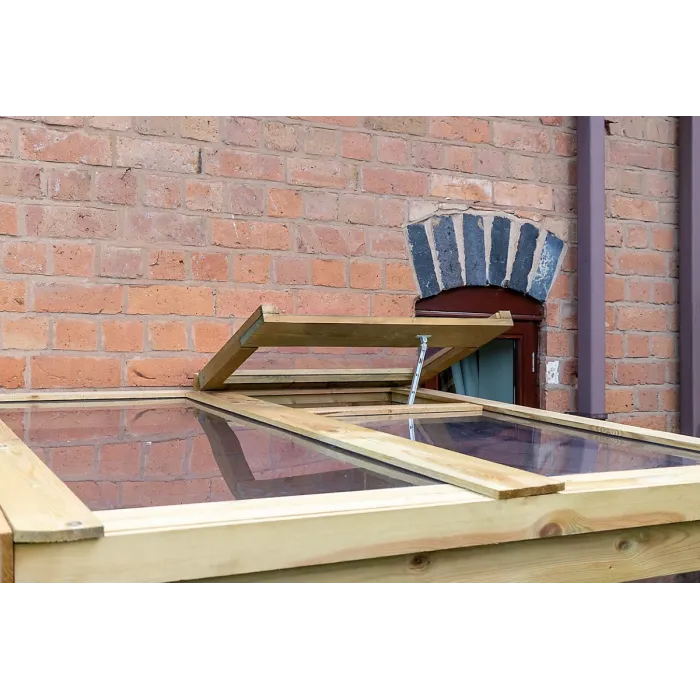 Lean To Green House 4 x 4 Open Back