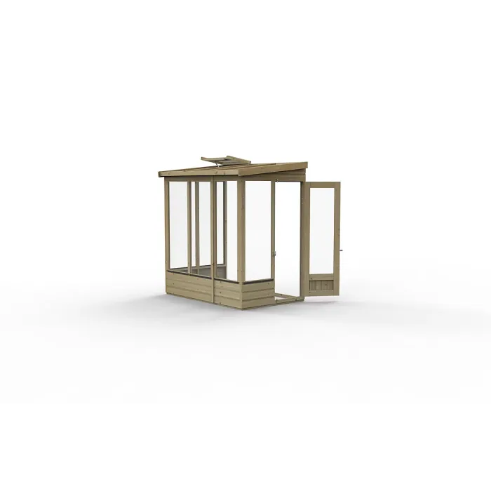 Lean To Green House 4 x 6 Open Back